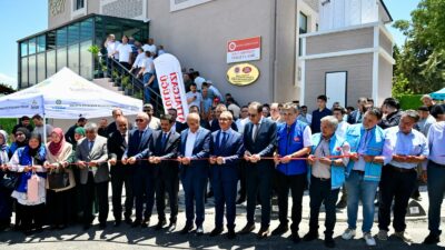 Malatya’nın Battalgazi ilçesine bağlı Orduzu Mahallesi’nde yapımı tamamlanan cami, düzenlenen