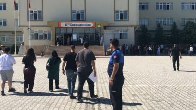 Battalgazi Belediyesi Zabıta Müdürlüğü ekipleri, YKS'nin ilk oturumu olan TYT
