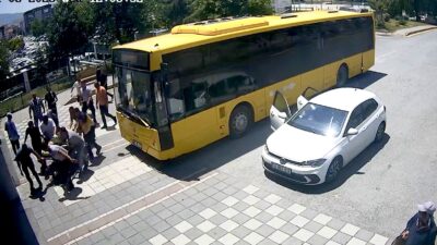 Malatya’da Samanköy hattında görev yapan MOTAŞ şoförü Erdoğan Küllü, otobüste