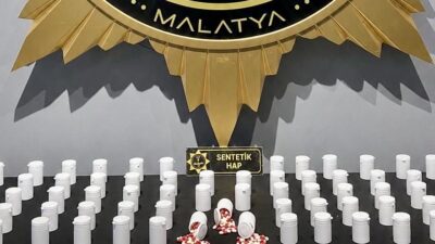 Malatya'da polis ekiplerinin düzenlediği uyuşturucu operasyonunda 3 bin 892 adet
