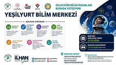  Yeşilyurt Belediyesi, çocukların bilim ve teknolojiyle erken yaşta tanışmasını