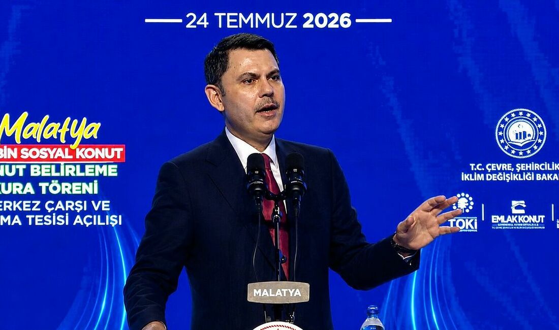 Çevre, Şehirilçik ve İklim Değişikliği Bakanı Murat Kurum, Malatya’da düzenlenen