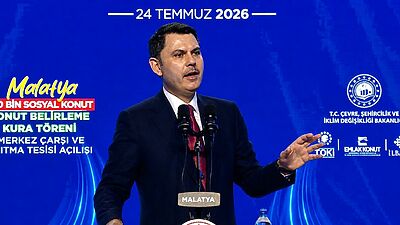 Çevre, Şehirilçik ve İklim Değişikliği Bakanı Murat Kurum, Malatya’da düzenlenen