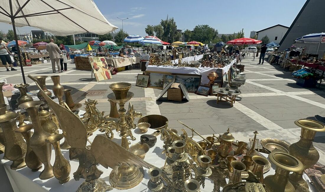 Malatya'da açılan "Geçmişten Işığı Malatya'da Parlıyor" antika sergisinde, 6 farklı