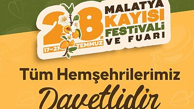 Malatya Büyükşehir Belediyesi ile Malatya Valiliği iş birliğinde düzenlenecek 28.