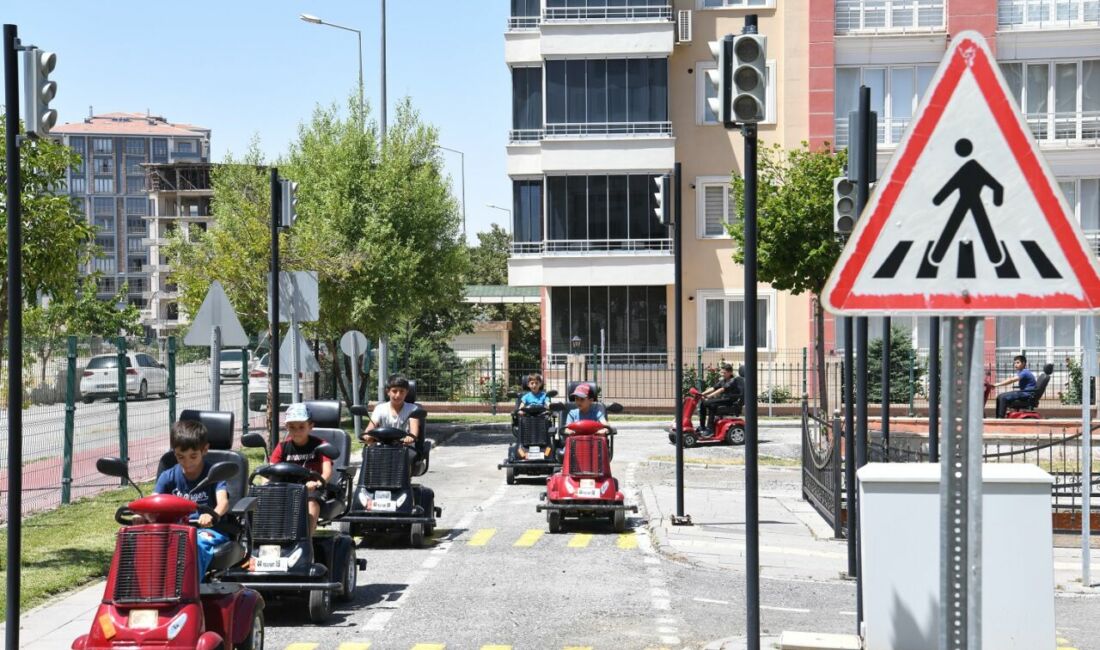 Yeşilyurt Belediyesi Trafik Eğitim Parkı'nda 2025-2026 eğitim-öğretim döneminde 6 bin