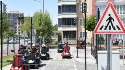 Yeşilyurt Belediyesi Trafik Eğitim Parkı'nda 2025-2026 eğitim-öğretim döneminde 6 bin