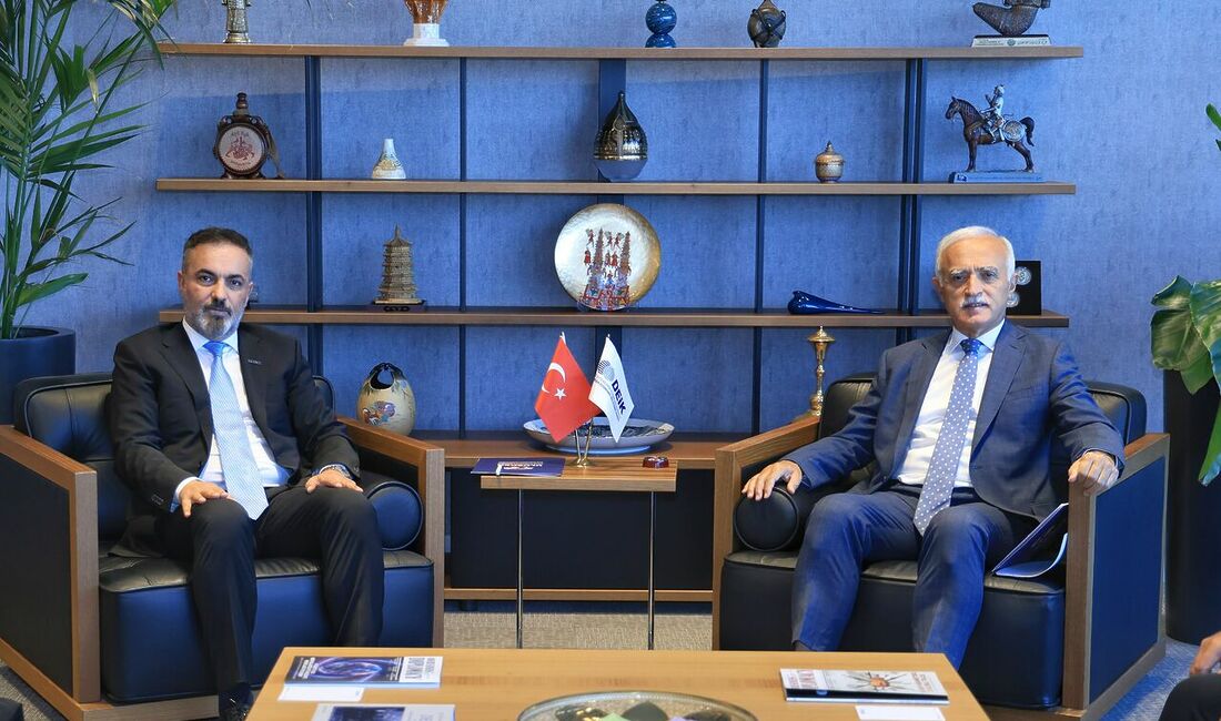 ULUSDER Başkanı Özcan Polat, DEİK Başkanı Nail Olpak'ı ziyaret ederek