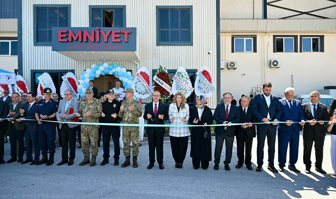 Malatya İl Emniyet Müdürlüğü bünyesinde yapımı tamamlanan Emniyet Kafe Restoran