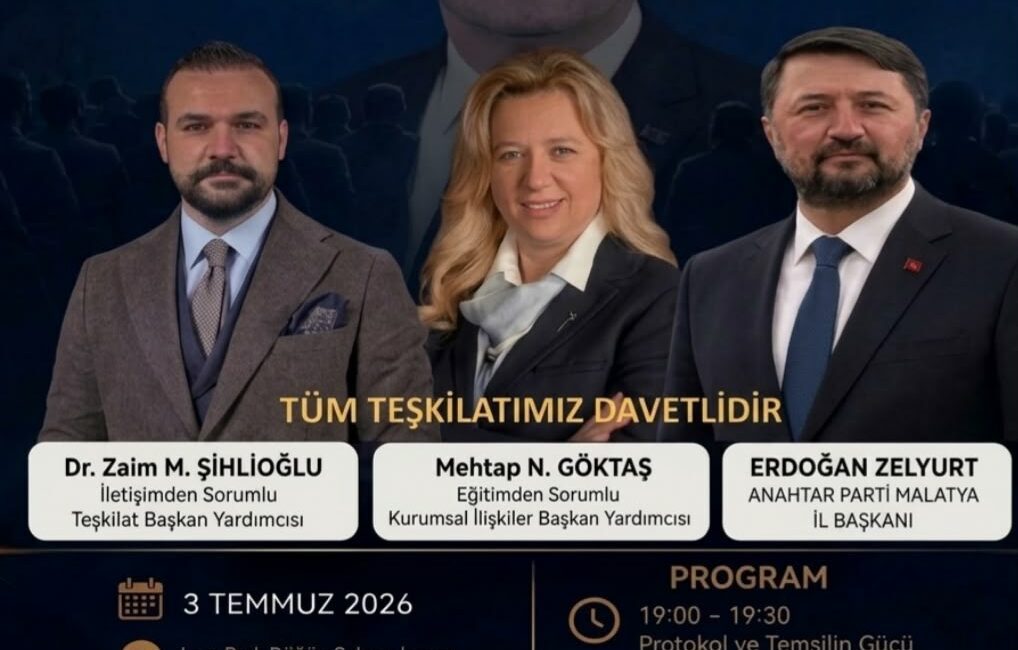 Anahtar Parti Malatya İl Başkanı Erdoğan Zelyurt’tan Üye Sayısı Değerlendirmesi Anahtar Parti Malatya İl Başkanı Erdoğan Zelyurt, Yargıtay Cumhuriyet Başsavcılığı