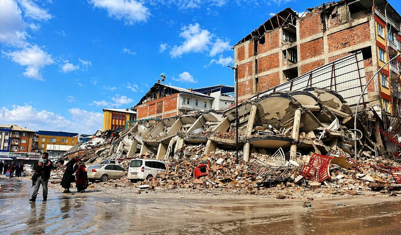 Kahramanmaraş merkezli 6 Şubat depremlerinde Malatya'nın Battalgazi ilçesinde yıkılarak 19
