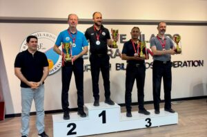 Ankara'da düzenlenen Türkiye 3 Bant Bilardo C Kategorisi 1. Etap