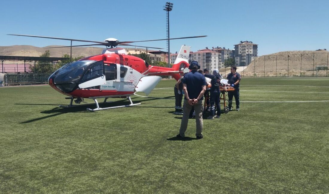 Malatya'nın Darende ilçesinde meydana gelen iş kazasında parmağı kopan 28