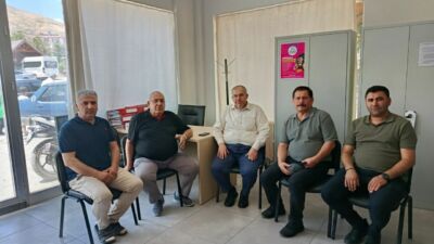 Saadet Partisi Hatay Milletvekili Necmettin Çalışkan, memleketi Darende'de gerçekleştirdiği ziyaretlerde