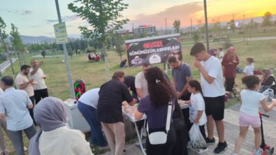 Malatya'da Kudüs Kardeşlik Platformu, Muharrem ayı dolayısıyla düzenlediği etkinlik kapsamında