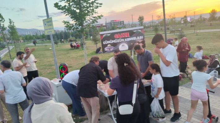 Malatya'da Kudüs Kardeşlik Platformu, Muharrem ayı dolayısıyla düzenlediği etkinlik kapsamında