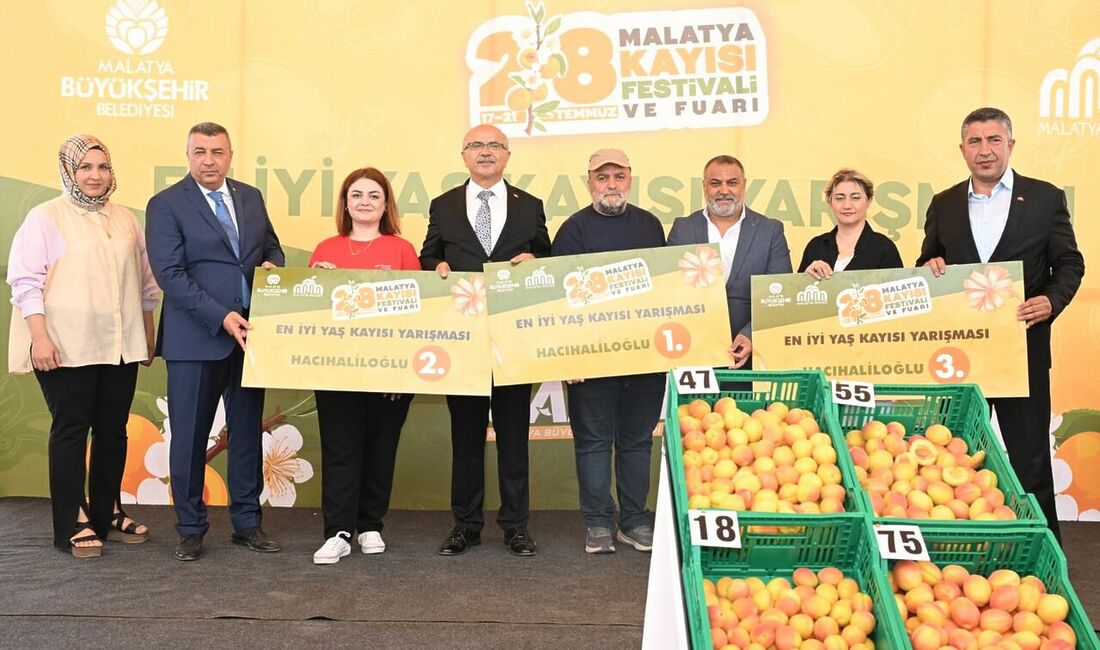 Malatya Büyükşehir Belediyesi tarafından 28. Kayısı Festivali ve Fuarı kapsamında