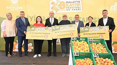 Malatya Büyükşehir Belediyesi tarafından 28. Kayısı Festivali ve Fuarı kapsamında