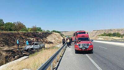 Akçadağ’da Feci Kaza: Otomobil Alev Aldı Malatya'nın Akçadağ ilçesinde kontrolden çıkarak bahçeye savrulan otomobil, kazanın ardından