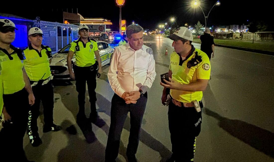 Malatya İl Emniyet Müdürü Kayhan Ay, Yeşilyurt ilçesinde bulunan Yüzakı