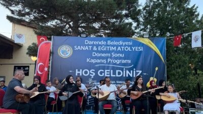 Darende Belediyesi Sanat ve Eğitim Atölyesi'nin dönem sonu programı, restore
