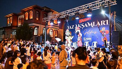 Yeşilyurt Belediyesinin yaz boyunca mahalle mahalle düzenlediği Yeşilyurt Yaz Akşamları